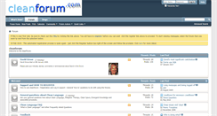 Desktop Screenshot of cleanforum.com